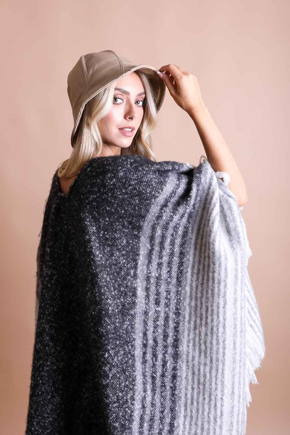 Sleek Modern Vegan Leather Bucket Hat Leto Accessories