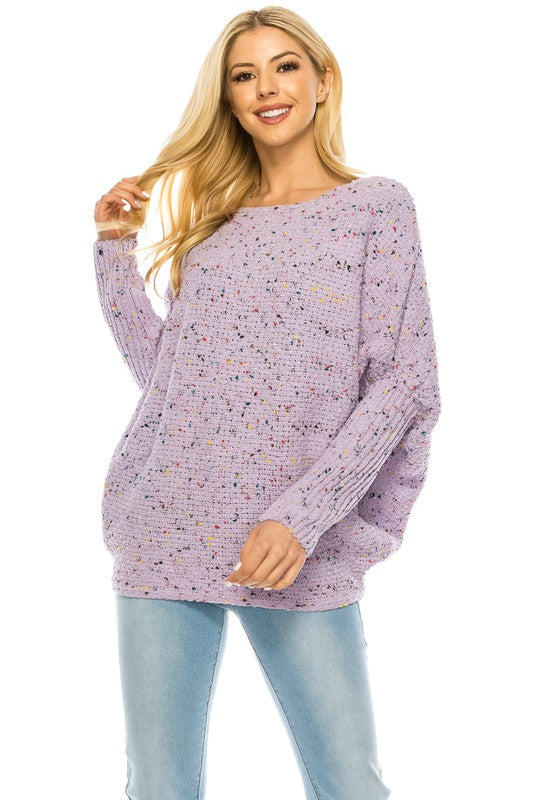 Women's Multi-Color Knit Oversized Sweater