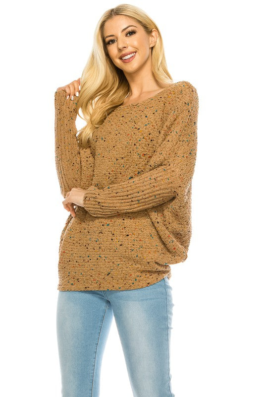 Women's Multi-Color Knit Oversized Sweater