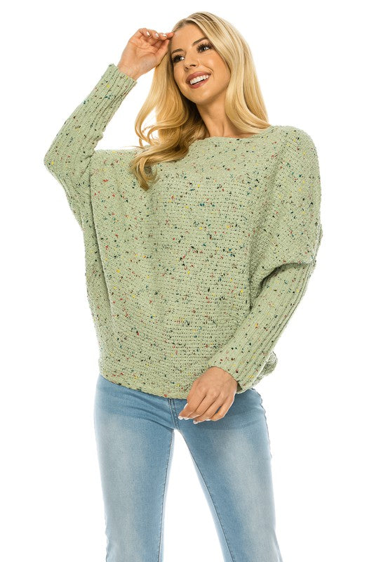 Women's Multi-Color Knit Oversized Sweater