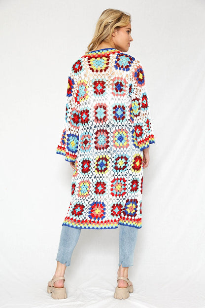 Tiled crochet cover up  DAME BOHEME