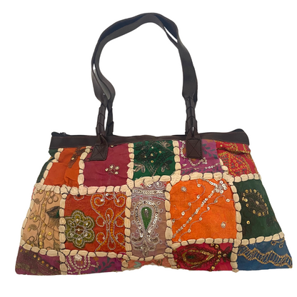 Patchwork Vintage Indian Fabric Shoulder Handbag - Thailand  DAME BOHEME