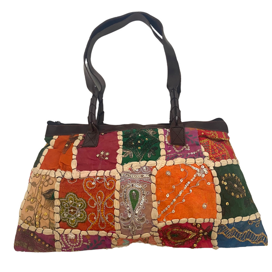 Patchwork Vintage Indian Fabric Shoulder Handbag - Thailand  DAME BOHEME