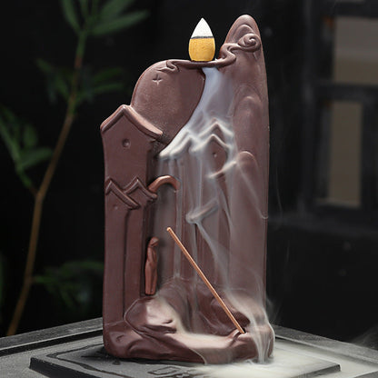 Zisha Ceramic Incense Burner, Dragon  DAME BOHEME