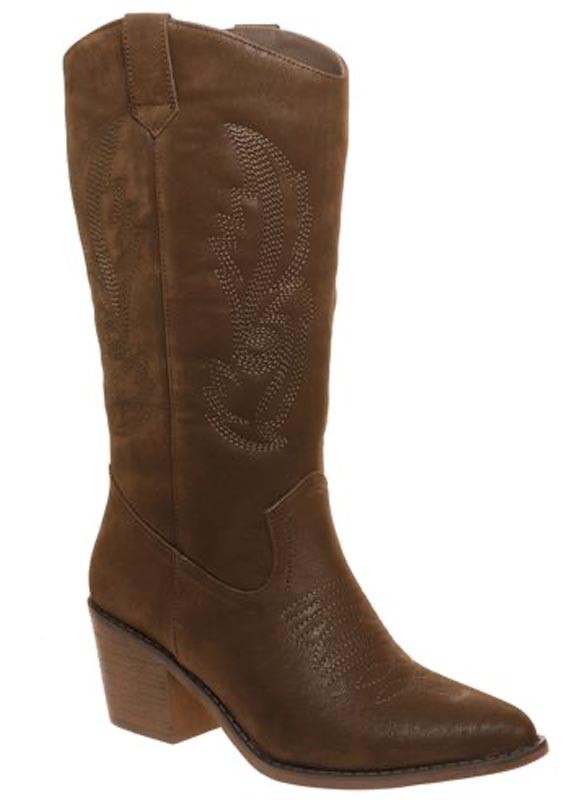 Western Embroidery Cowboy Boots