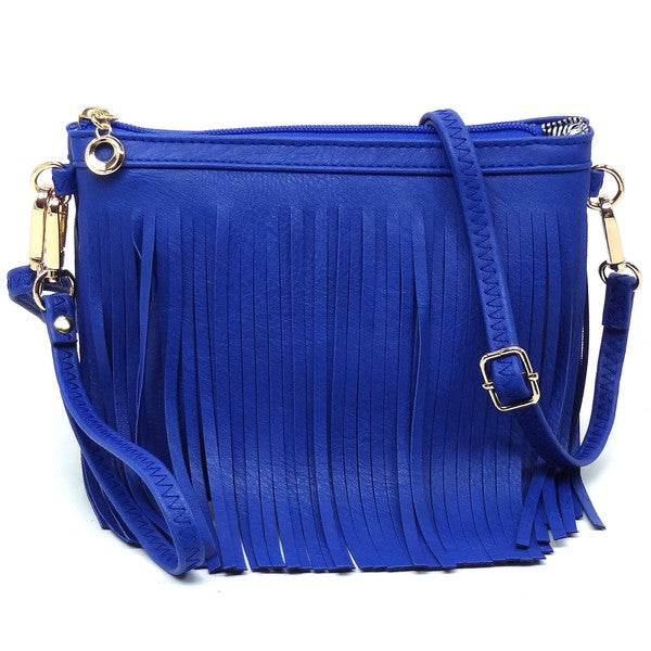 Western Fringe Clutch Cross Body Bag Fashion World