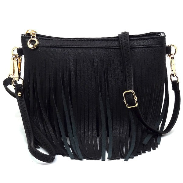 Western Fringe Clutch Cross Body Bag Fashion World