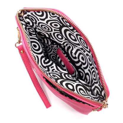 Fashion Envelope Foldover Faux Lether Clutch Fashion World
