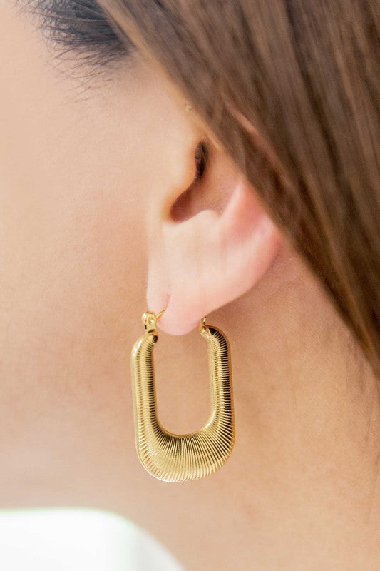 Nomad Gold Hoop Earrings