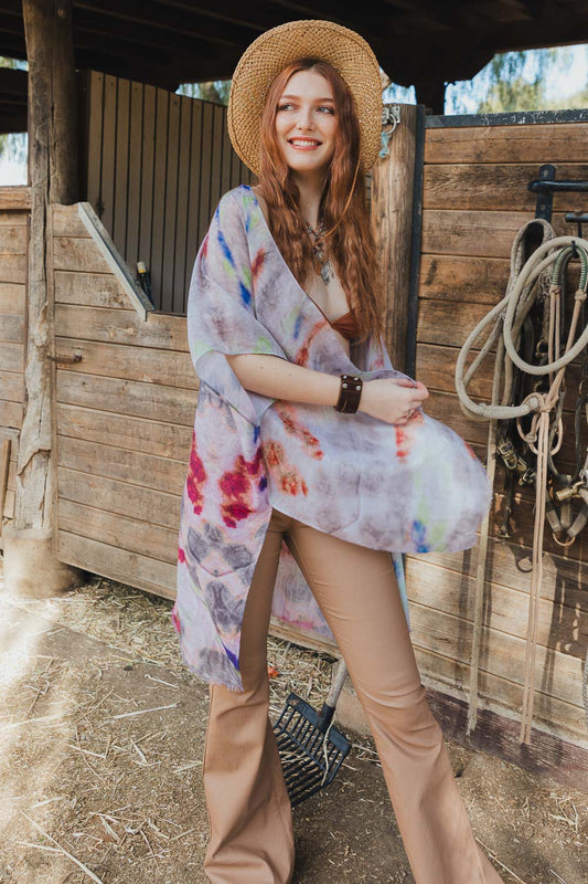 Daydream Tie Dye Cover Up Leto Accessories