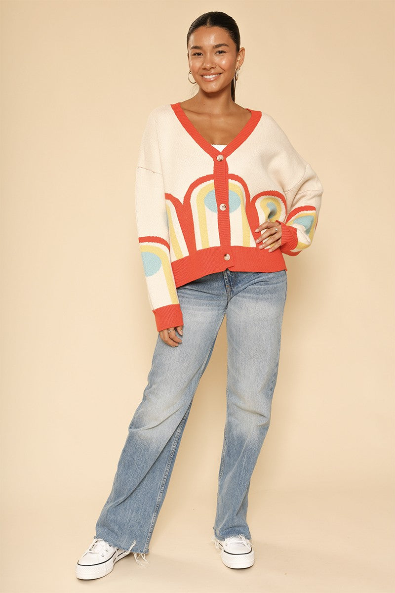 Retro Arch Cardigan  DAME BOHEME