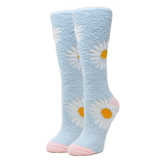 Daisy Women's Fuzzy Crew Socks Oooh Yeah Socks