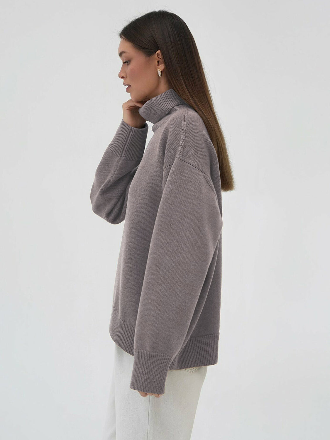 Turtleneck Long Sleeve Sweater