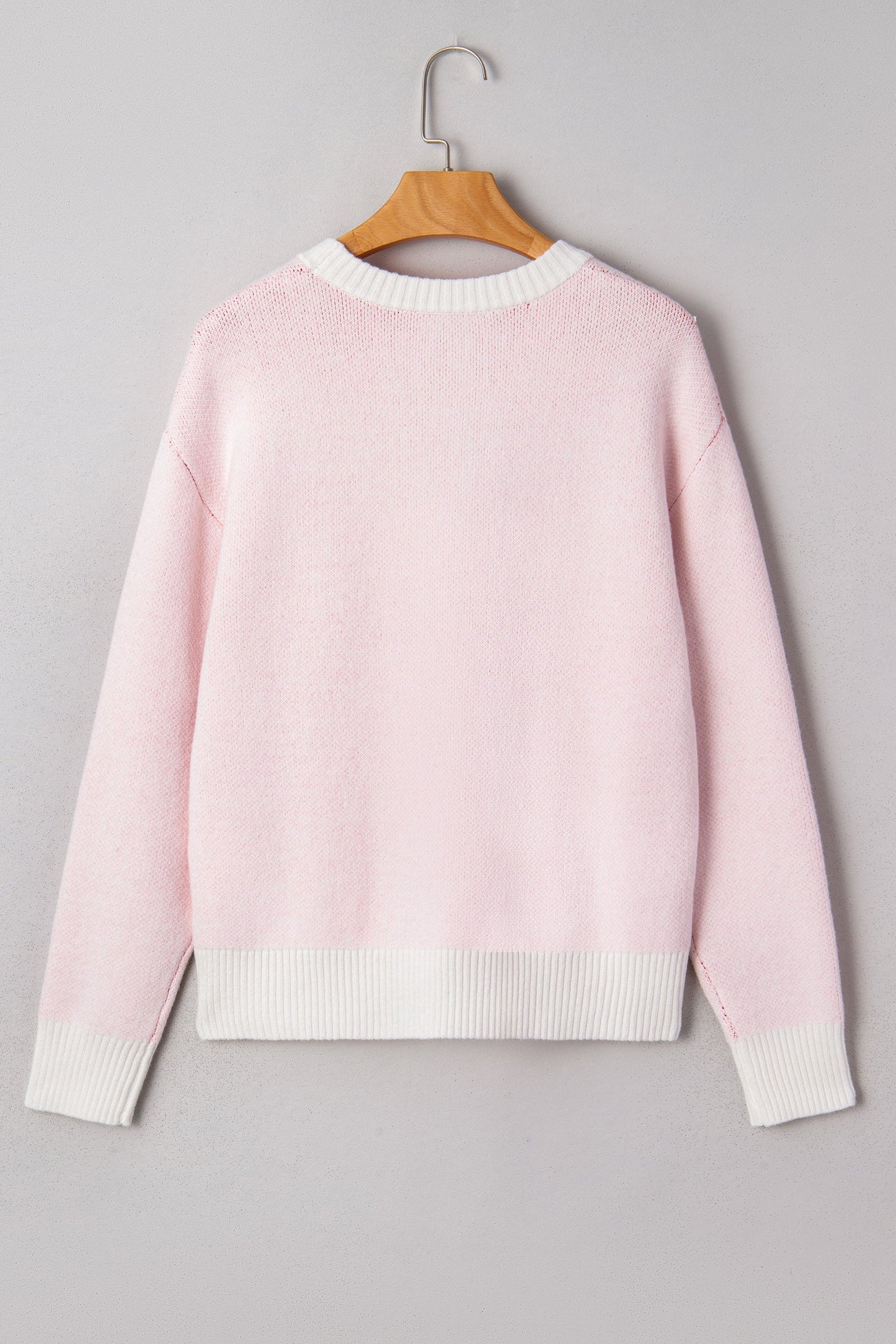 Nevaeh Cherry Pattern Drop Shoulder Sweater  DAME BOHEME