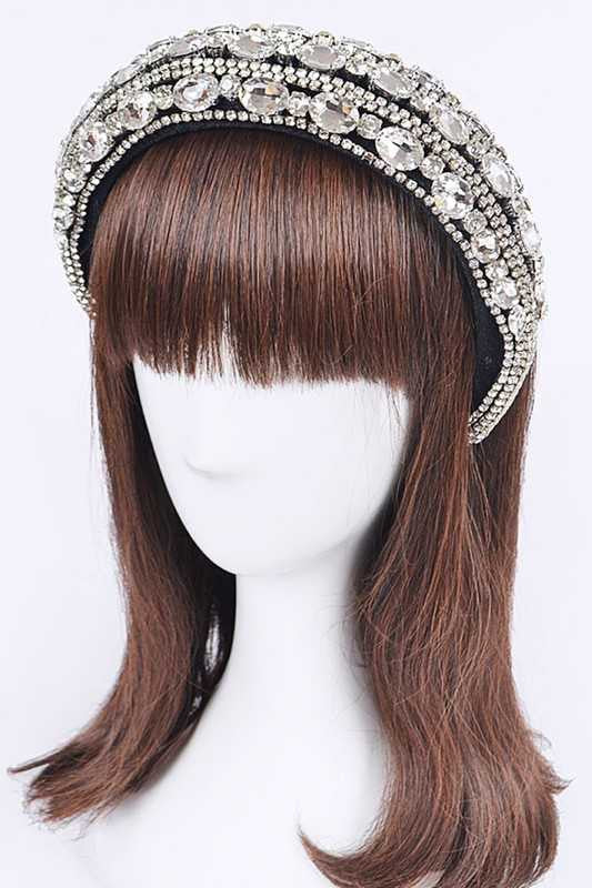 Iconic Mix Crystal Statement Headband LA Jewelry Plaza