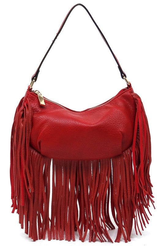 Fashion Fringe Shoulder Bag Hobo Fashion World