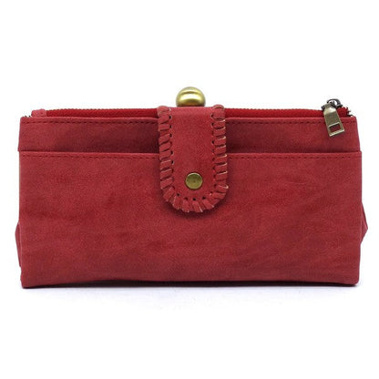 Kiss Lock Crossbody Clutch Cell Phone Faux Vegan Leather Wallet Fashion World