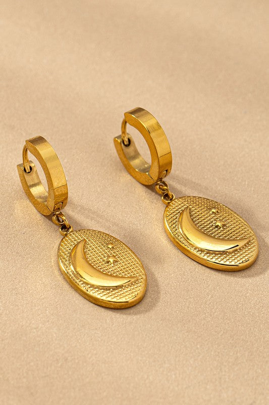 Waterproof Stainless Steel Rhinestones Charm Earrings LA3accessories