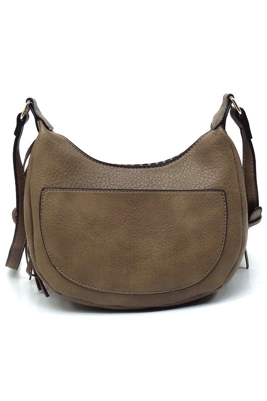 Boho Chic Fringe Hobo Crossbody Bag Fashion World