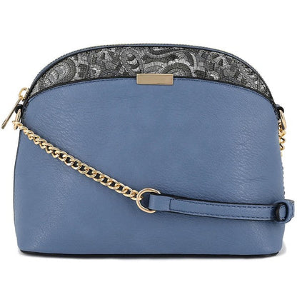 Paisley Accent Small Dome Boho Crossbody Bag Fashion World