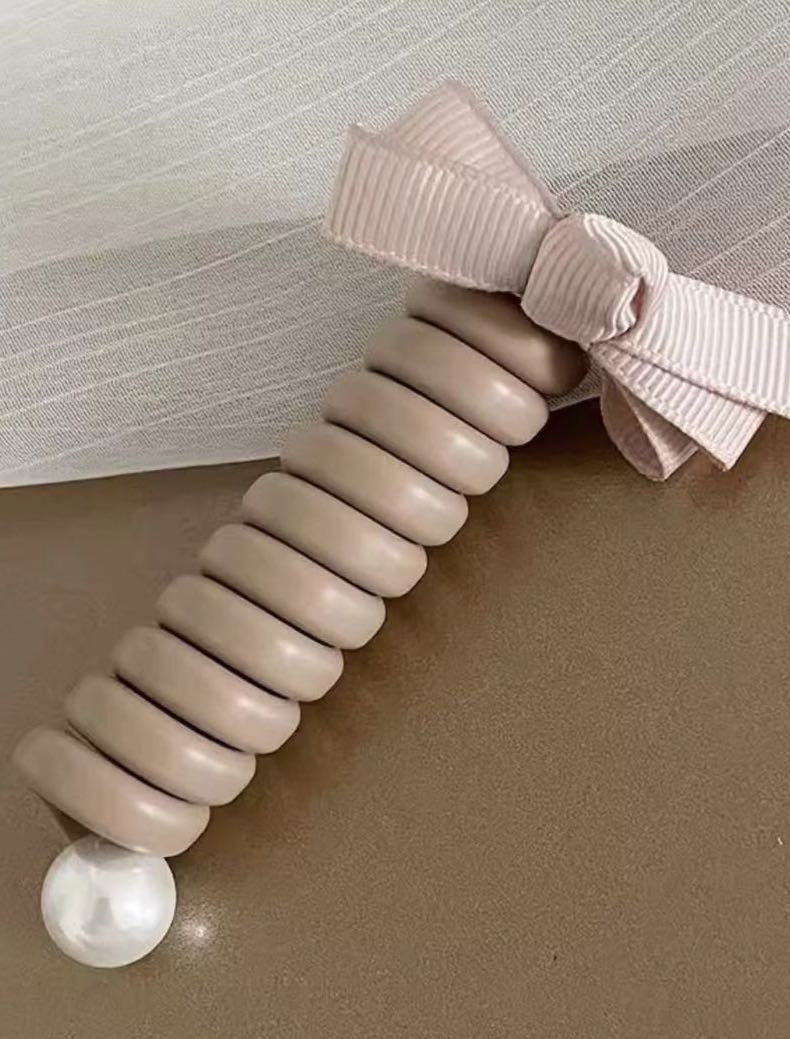 Spiral-Shaped Wire Twisted Braid Hair Clip Miss Sparkling