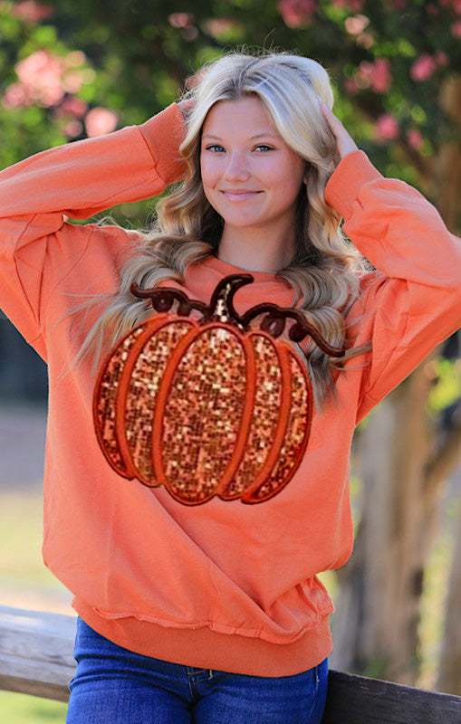 Pumpkin sweatshirt  DAME BOHEME