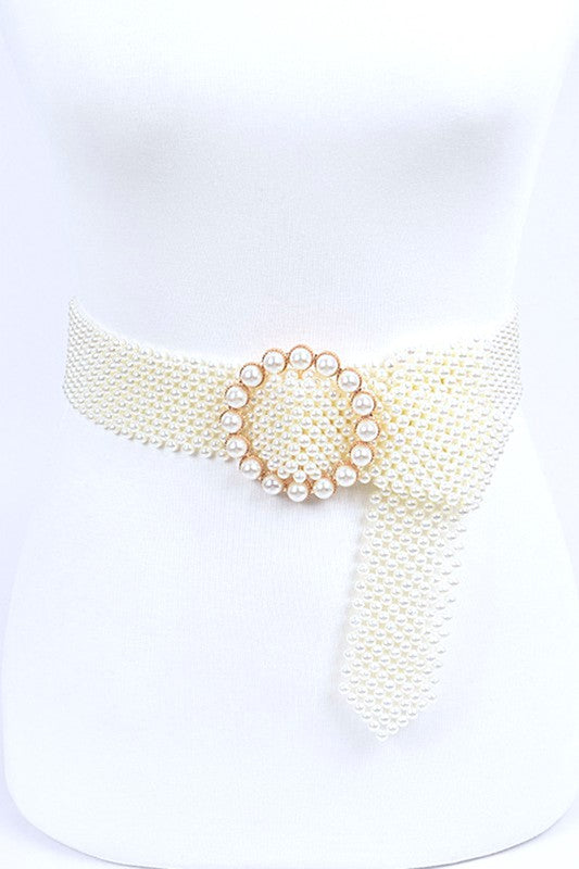 Pearl Beaded Iconic Fashion Belt Artini Accessories