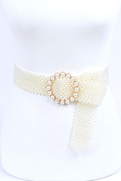Pearl Beaded Iconic Fashion Belt Artini Accessories