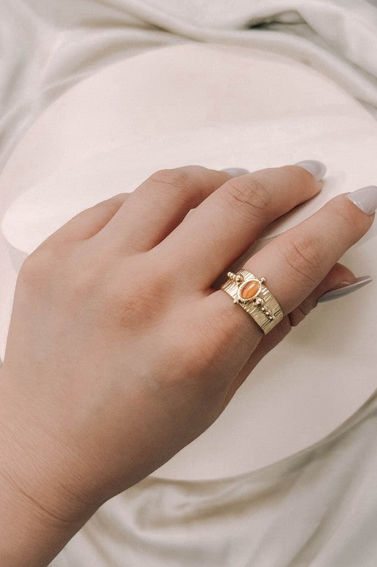 Sume Gold Adjustable Ring