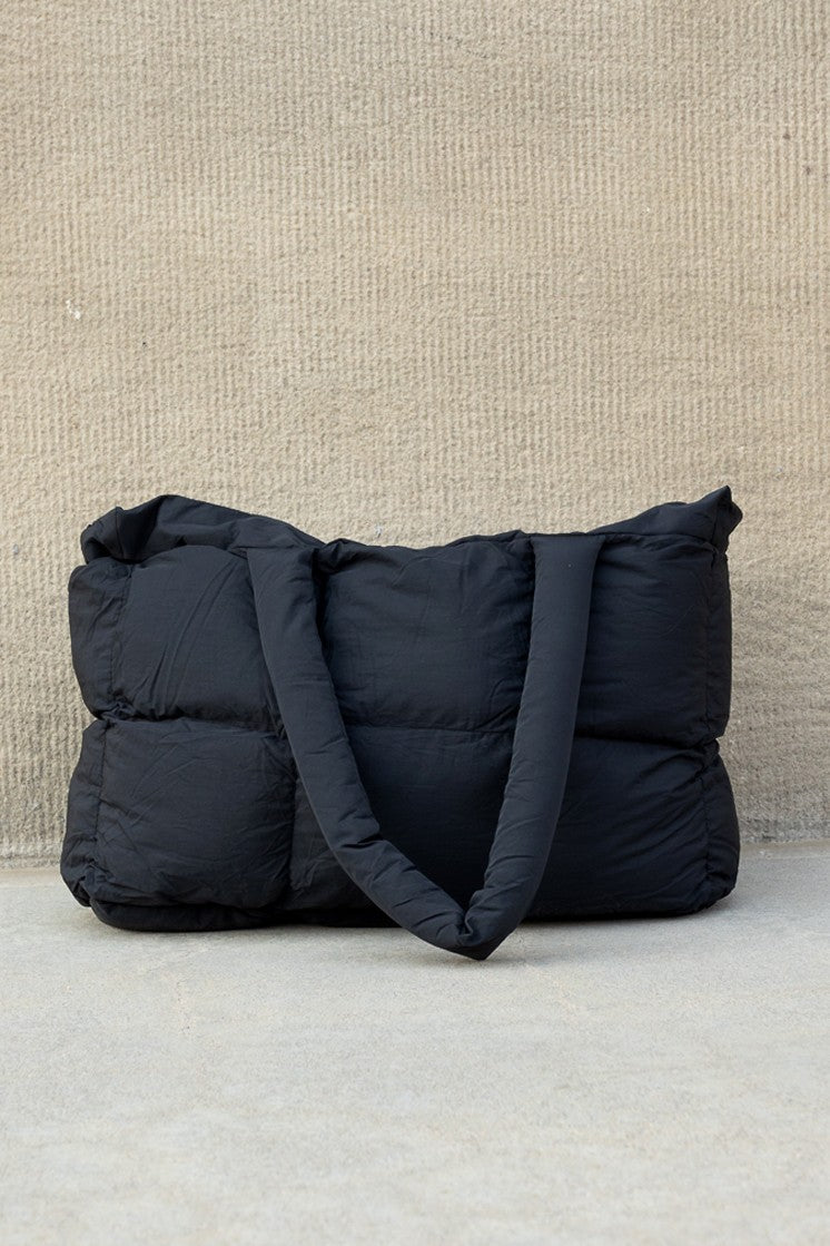 Daphne Top Zip Puffer Tote Aili's Corner