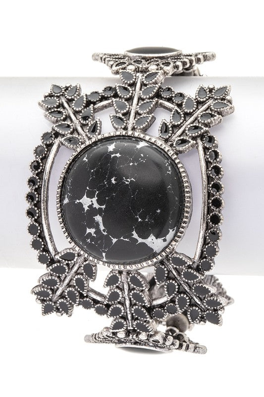 Iconic Stone Western Boho Stretch Bracelet LA Jewelry Plaza