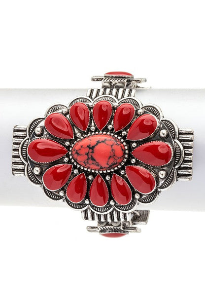Oversized Western Boho Stretch Bracelet LA Jewelry Plaza