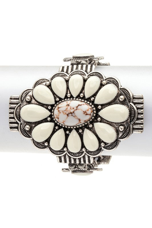 Oversized Western Boho Stretch Bracelet LA Jewelry Plaza