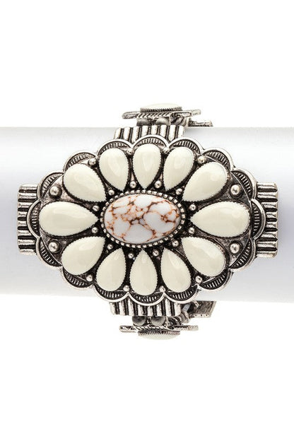 Oversized Western Boho Stretch Bracelet LA Jewelry Plaza