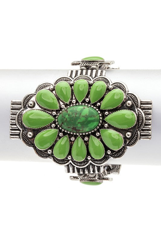 Oversized Western Boho Stretch Bracelet LA Jewelry Plaza