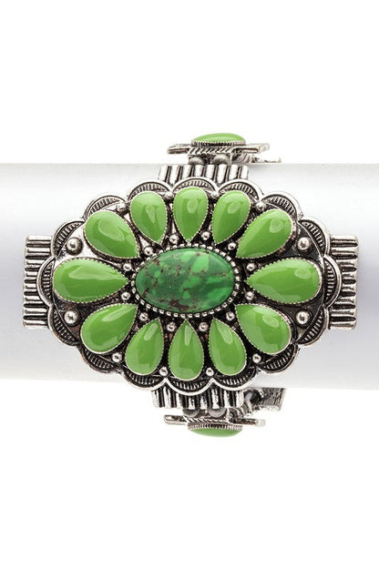 Oversized Western Boho Stretch Bracelet LA Jewelry Plaza