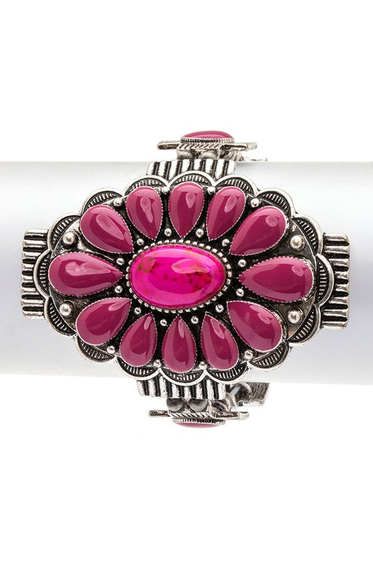 Oversized Western Boho Stretch Bracelet LA Jewelry Plaza