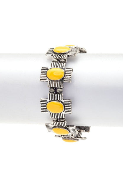 Oversized Western Boho Stretch Bracelet LA Jewelry Plaza