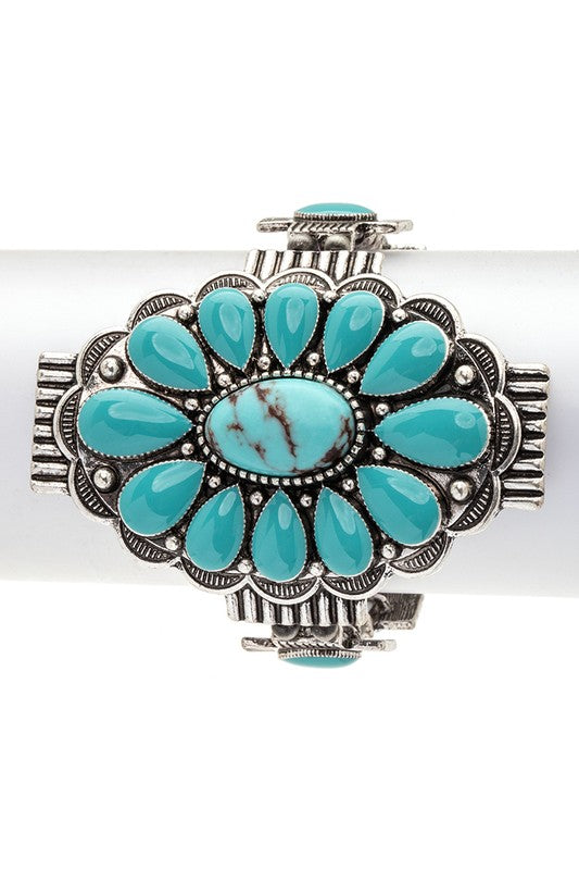 Oversized Western Boho Stretch Bracelet LA Jewelry Plaza