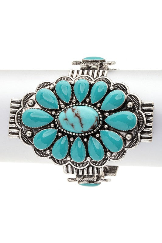 Oversized Western Boho Stretch Bracelet