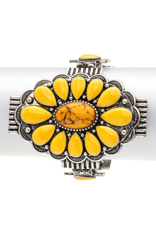 Oversized Western Boho Stretch Bracelet LA Jewelry Plaza