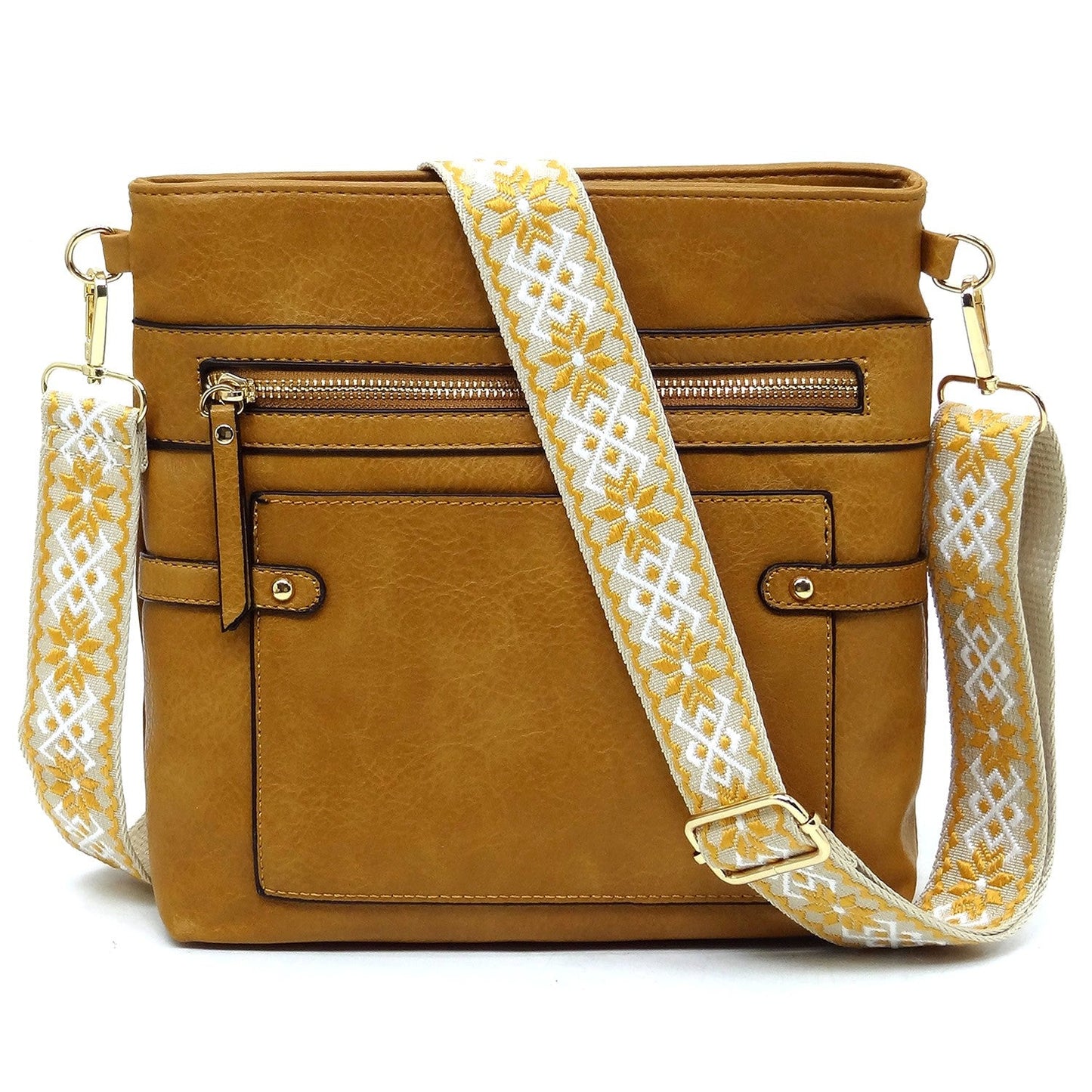 Guitar Strap Faux Leather Crossbody Bag Fashion World