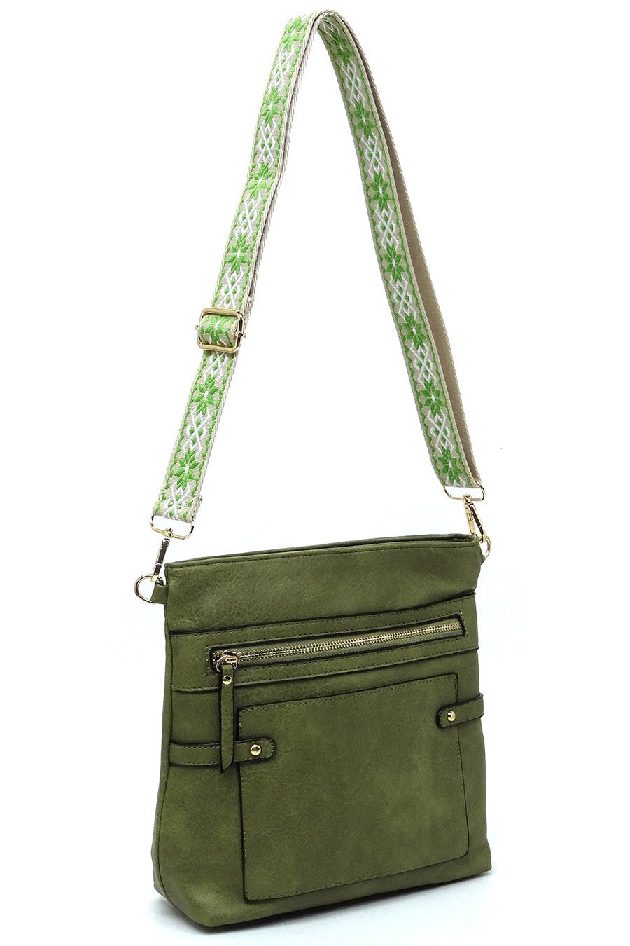Guitar Strap Faux Leather Crossbody Bag Fashion World