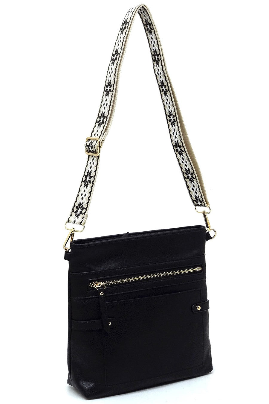 Guitar Strap Faux Leather Crossbody Bag Fashion World