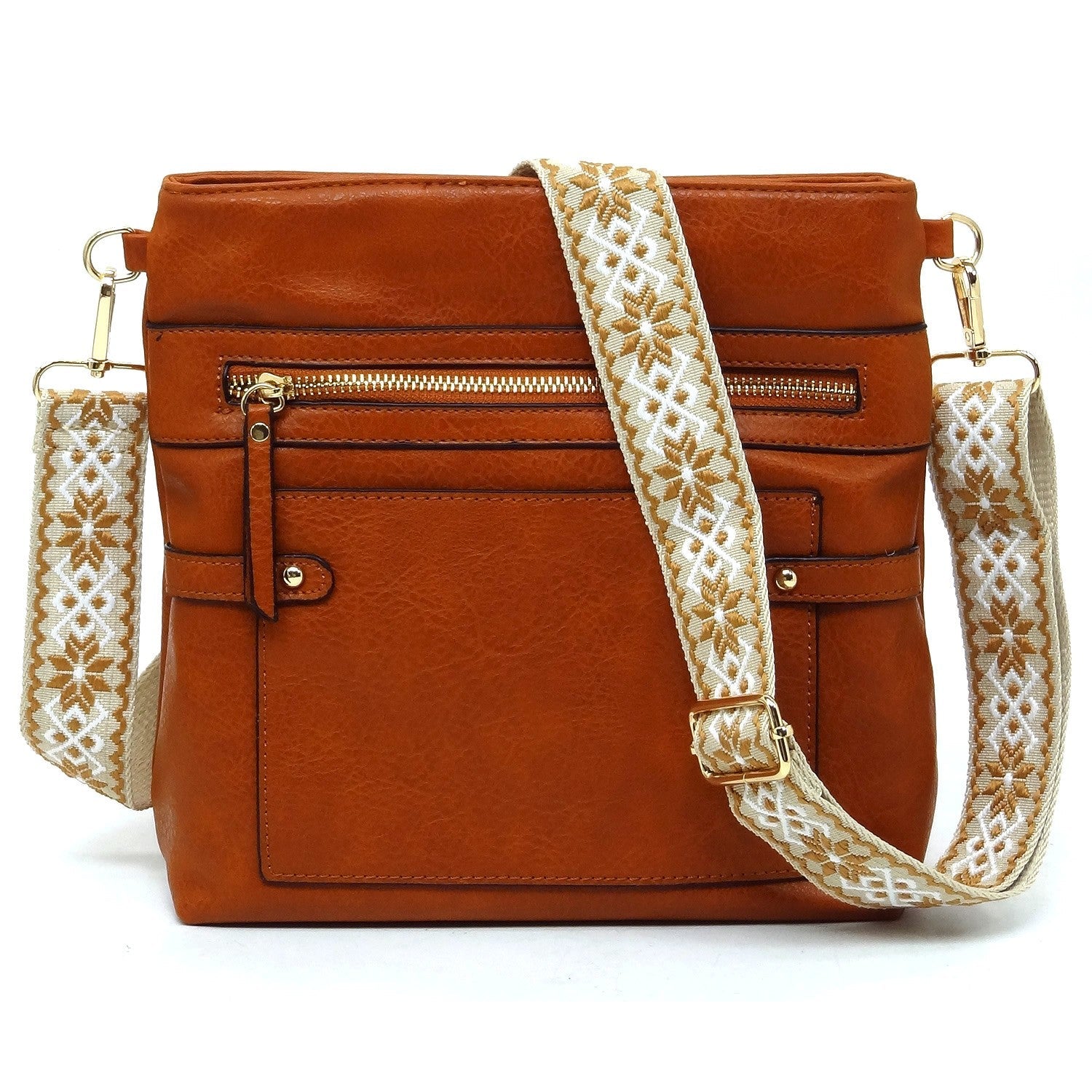 Guitar Strap Faux Leather Crossbody Bag Fashion World