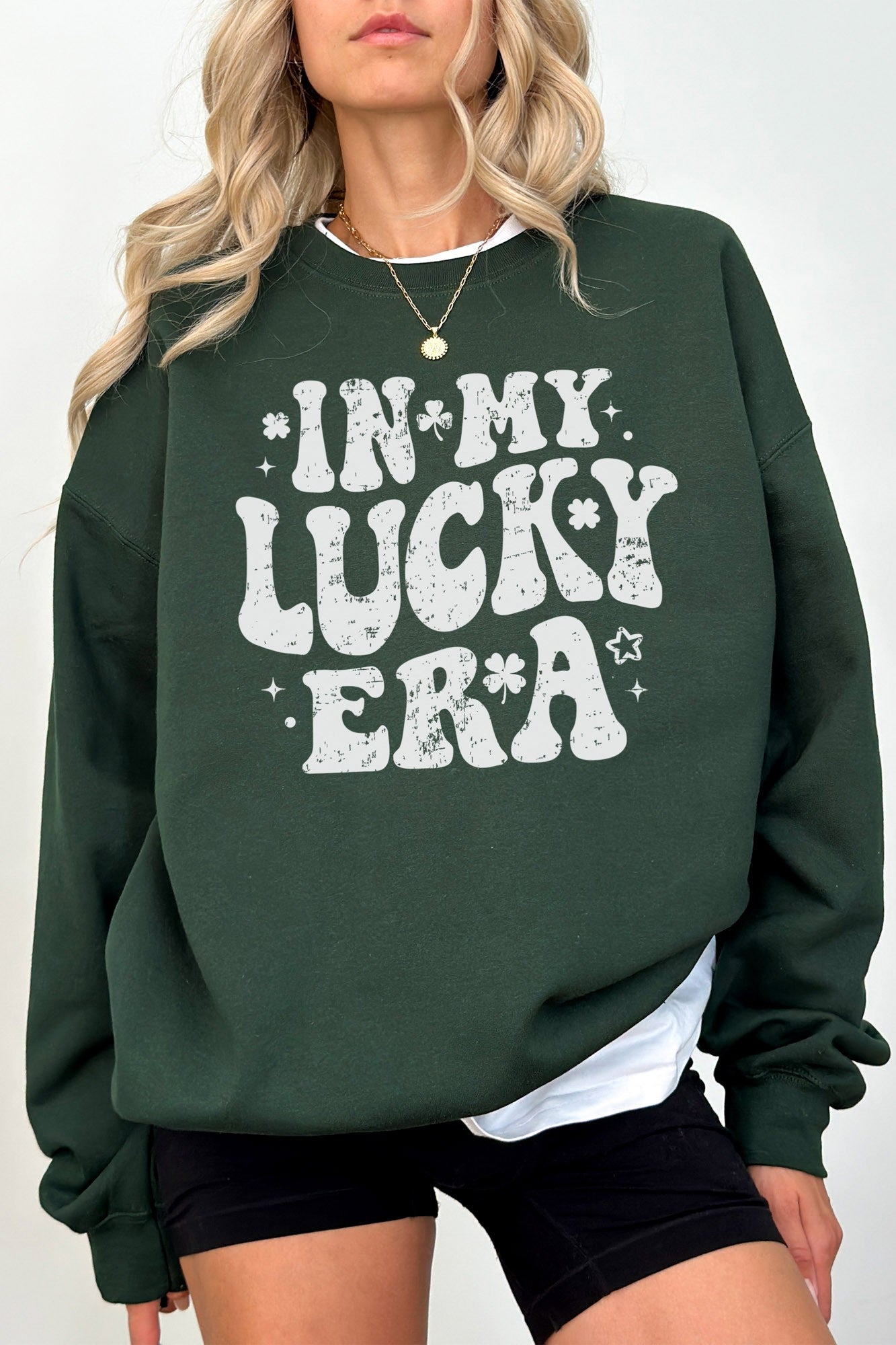 In My Lucky Era, St Patrick's Graphic Sweatshirt