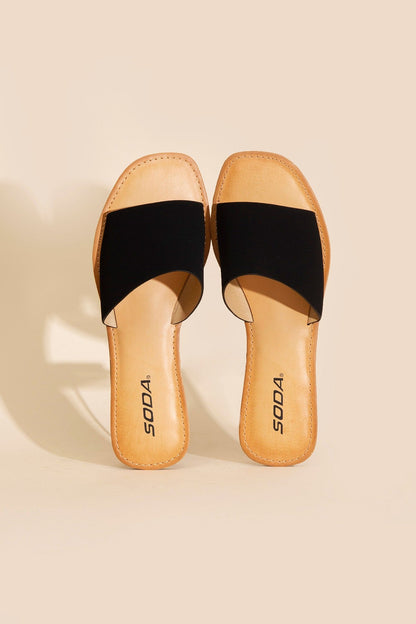 Airway-S Open Toe Round Flat Casual Slides Fortune Dynamic