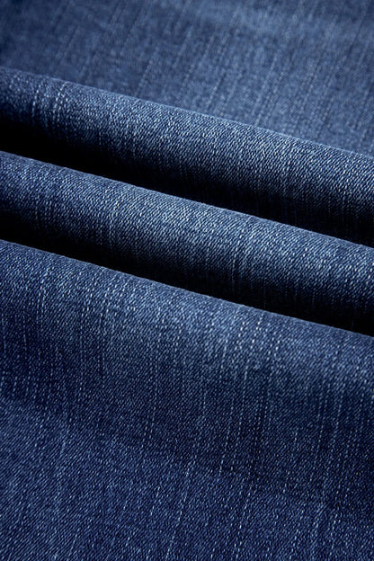 Mineral Wash Raw Hem High Waist Flared Jeans  DAME BOHEME