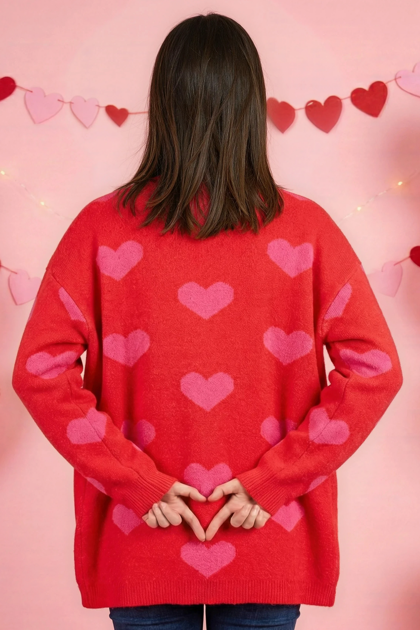 Open Front Heart Cardigan  DAME BOHEME