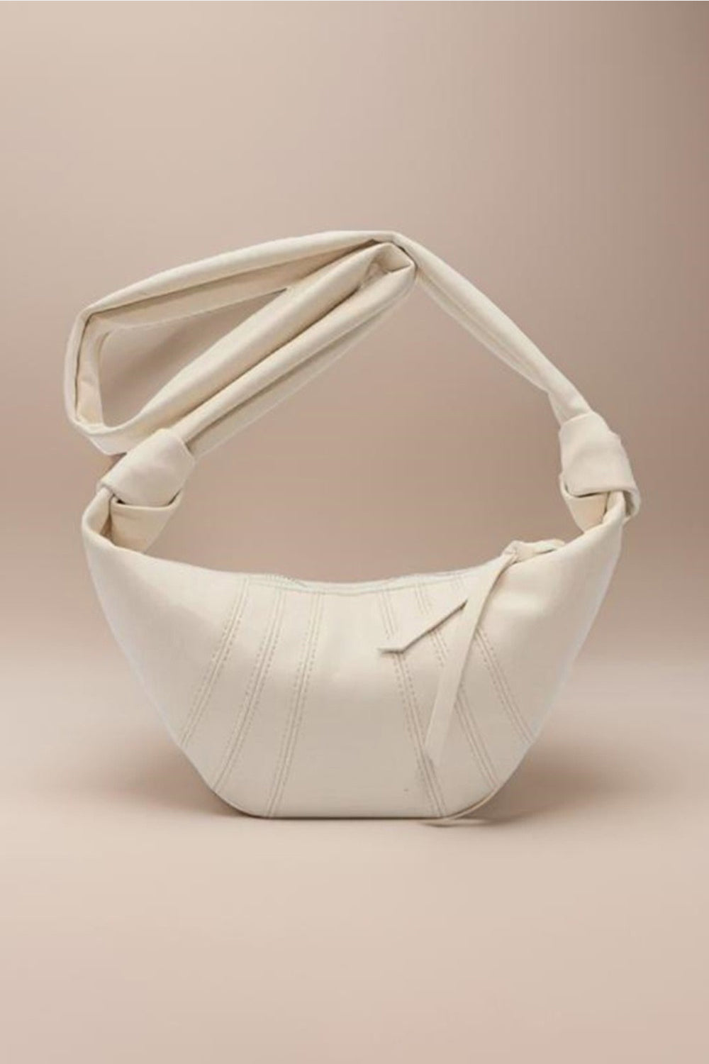 Zenana Half Moon Vegan Leather Satchel Crossbody Bag Trendsi
